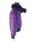 BBERRY 2way Down Jacket with Fur Trim