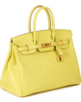 HMS Soufre Epsom Leather Birkin 35cm Tote