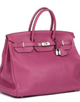 HMS Tosca Togo Leather Birkin 40cm Retourne Tote