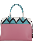 PRD ESPLANADE 2WAY HANDBAG BEGONIA+GIAD CITY CALF SAFFIANO (1BA046) GOLD HARDWARE WITH CARD AND DUST COVER