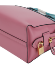PRD ESPLANADE 2WAY HANDBAG BEGONIA+GIAD CITY CALF SAFFIANO (1BA046) GOLD HARDWARE WITH CARD AND DUST COVER
