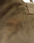 FNDI Corduroy Shoulder Bag Hand Bag Khaki Brown