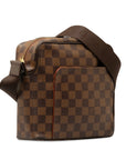 Brown LV Damier Ebene Olav PM Crossbody Bag