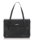 BBERRY Black Calf Leather Tote Bag United Kingdom