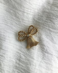 Christian D1OR Brooch Gold Vintage j37x4j