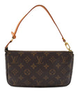 Brown LV Monogram Pochette Accessoires Shoulder Bag