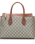 GCCI GG Supreme Linea A Zip Satchel