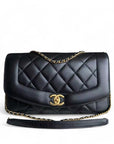 *Rare Re-issue* CH Diana - Modern Reissue Lambskin Quilted Black Gold Hardware Series 20