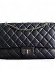 *Rare Caviar* CH 2.55 Reissue 227 - Caviar Large Quilted Ruthenium Silver Hardware Series 13
