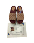 Brown Sandals Luxury Designer GCCI, Size 10