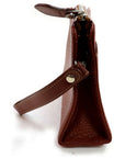 Brand Inspired BBERRY London Clutch Brown Leather (SHC7-10163)