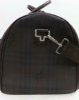 Brand Inspired BBERRY London Boston Bag Dark Brown PVC (SHC1-14504)
