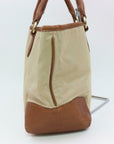 Brand Inspired BBERRY Hand Bag Beige Canvas (SHC1-14383)