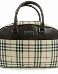 Brand Inspired BBERRY Hand Bag Cream Canvas (SHC1-14379)