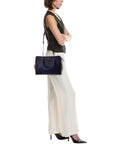 BBERRY Banwell House Check Canvas & Leather Satchel