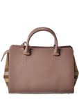 BBERRY Banwell Small Check Canvas & Leather Satchel
