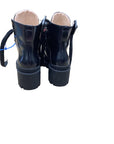 Black & Cream Boots Luxury Designer GCCI, Size 7