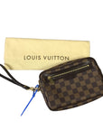 Brown Clutch Luxury Designer LV, Size Medium