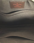 Brown Clutch Luxury Designer LV, Size Medium