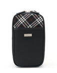 BBERRY Black Label Nylon Canvas/Leather Shoulder Bag