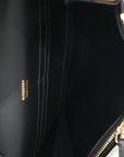BBERRY Black Smooth Leather TB Mini Flat Bag