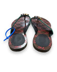 Brown Sandals Flats GCCI, Size 7.5