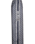 CHRISTIAN D1OR Chez Moi Pants Oblique Silk Blue