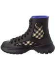 BBERRY Boulder Lace-Up Rubber & Canvas Boot