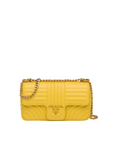 PRD Diagramme Medium Leather Bag Yellow