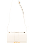 CHRISTIAN D1OR 30 Montaigne Bag Leather White