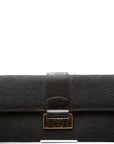 GCCI GG Canvas Horsebit Continental Wallet
