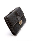 GCCI GG Canvas Horsebit Continental Wallet