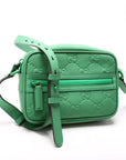 GCCI GG Rubber Effect Leather Small Crossbody