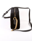 GCCI Marmont Small Velvet Camera Bag Black