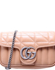 GCCI Marmont Aria Super Mini Flap Tan