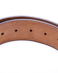 GCCI Interlocking Leather Belt Size / Brown