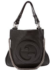 GCCI Blondie Small Leather Tote Black