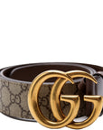 GCCI Marmont GG Supreme Belt Size / Brown
