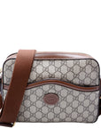 GCCI Interlocking GG Messenger Brown
