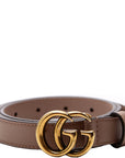 GCCI GG Marmont Thin Belt Size / Brown