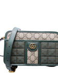GCCI GG Supreme Canvas Mini Shoulder Bag Green