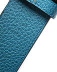 GCCI Leather Reversible Belt Size / Black/Blue