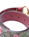 GCCI Interlocking GG Blooms Belt Size / Beige/Mauve