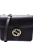GCCI Interlocking Small Crossbody Black