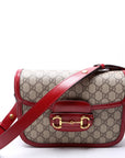 GCCI Horsebit Shoulder Bag Red