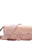 GCCI Marmont Monochrome Shoulder Tan