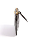 GCCI GG Leather Key Pouch Black