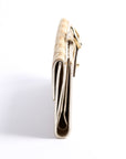 GCCI GG Canvas Abbey Long Wallet Tan/Gold