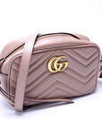 GCCI Marmont Mini Camera Bag Tan