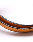 GCCI Blondie Thin Ostrich Leather Belt Size / Ochre